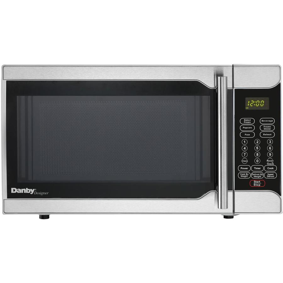 Danby Designer 0.7cu ft 700Watt Countertop Microwave (Stainless Steel