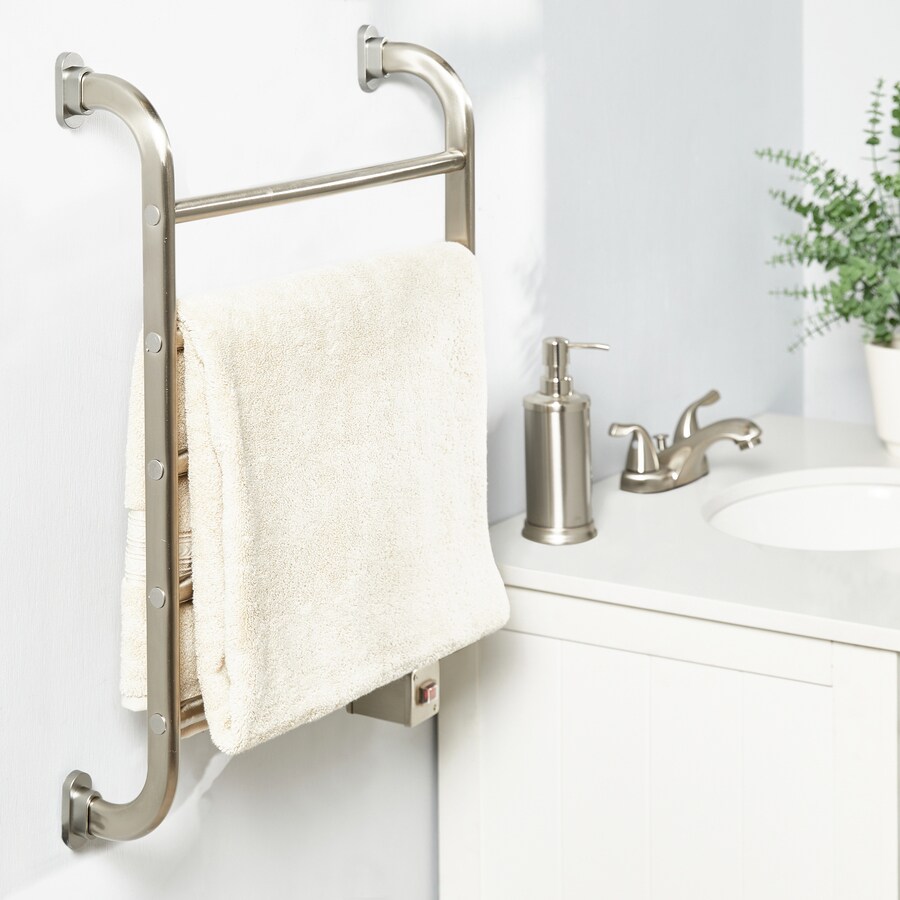 Warmrails Satin Nickel PlugIn Towel Warmer in the Towel Warmers