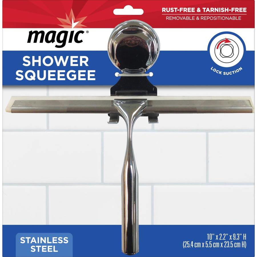 Magic Stainless Steel Shower Squeegee with Holder in the Squeegees