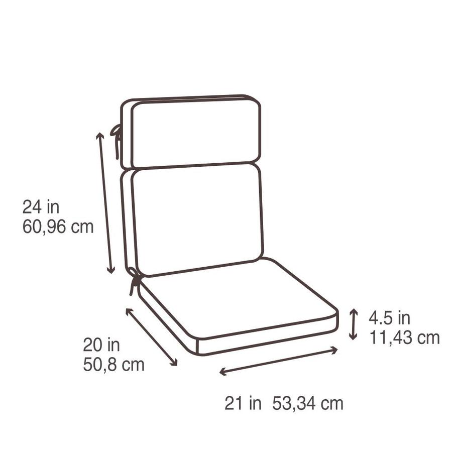 Garden Treasures TG2L713B Patio-Furniture-Cushions - View #4