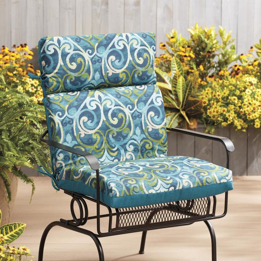 Garden Treasures 1 Piece Outdoor Reversible Damask High Back Patio Image 3