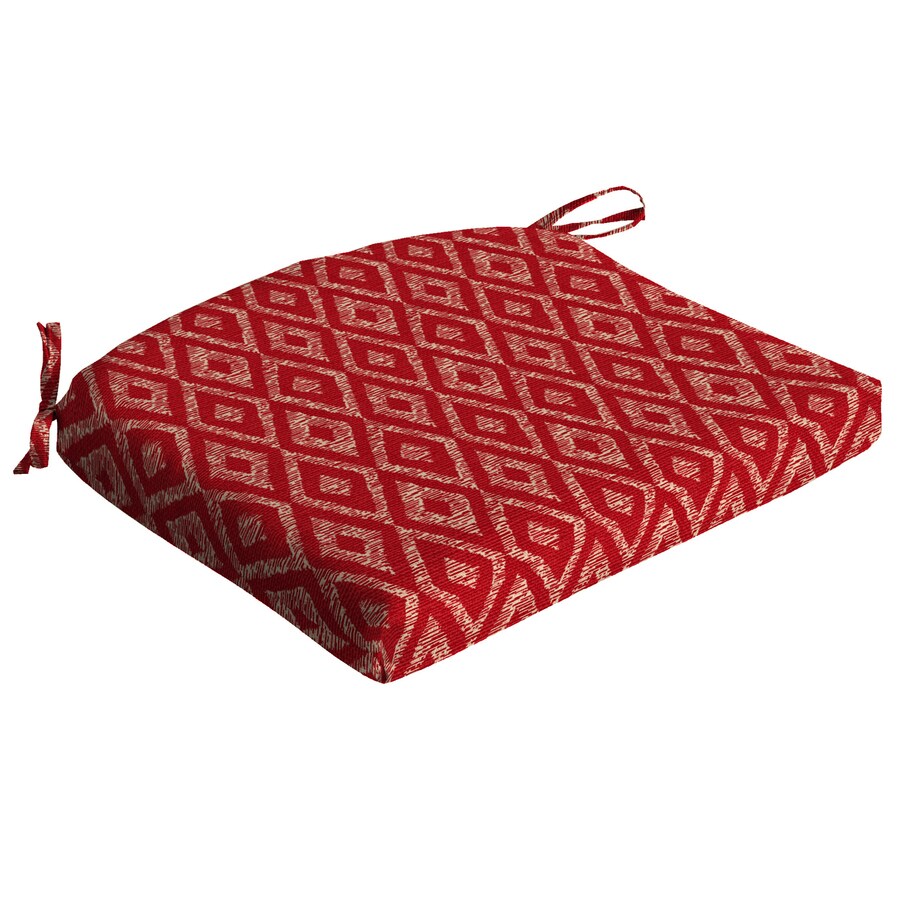 Garden Treasures 1 Piece Red Diamond Ruby Seat Pad At