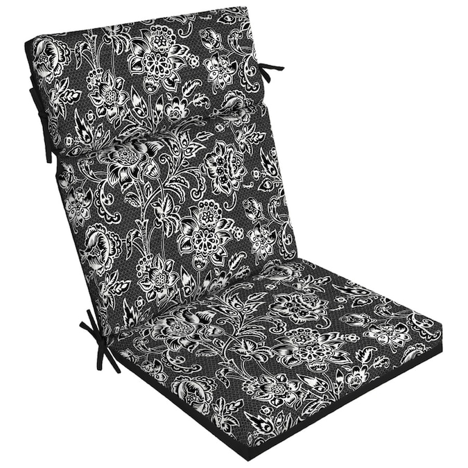 Jacobean High Back Patio Chair Cushion, Garden Treasures Outdoor Furniture Cushions