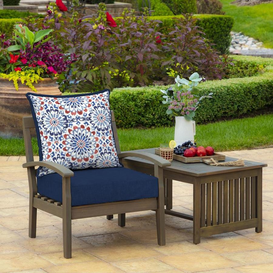 Arden Selections 2-Piece Clark Deep Seat Patio Chair Cushion in the ...