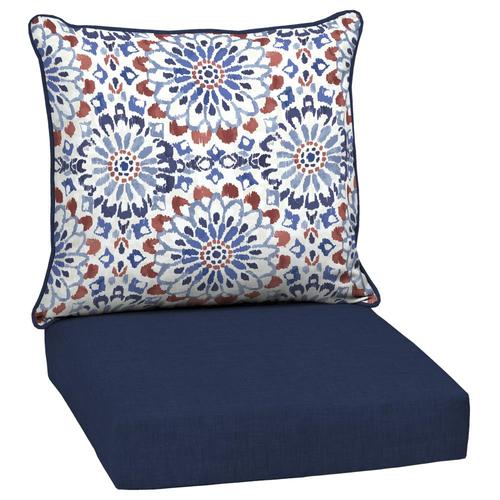 Arden Selections 2-Piece Clark Deep Seat Patio Chair Cushion in the