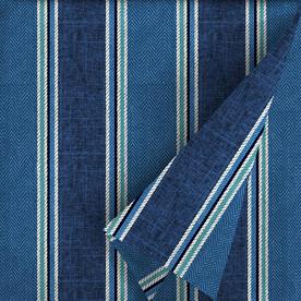 Outdoor Fabric By The Yard At Lowes Allen Roth 54 In W Blue Coach Stripe Outdoor Fabric By The