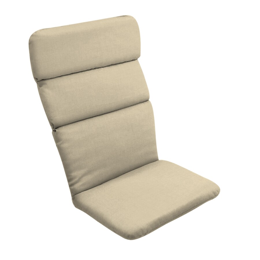 Arden Selections Stone New Tan Leala Texture Patio Chair Cushion at
