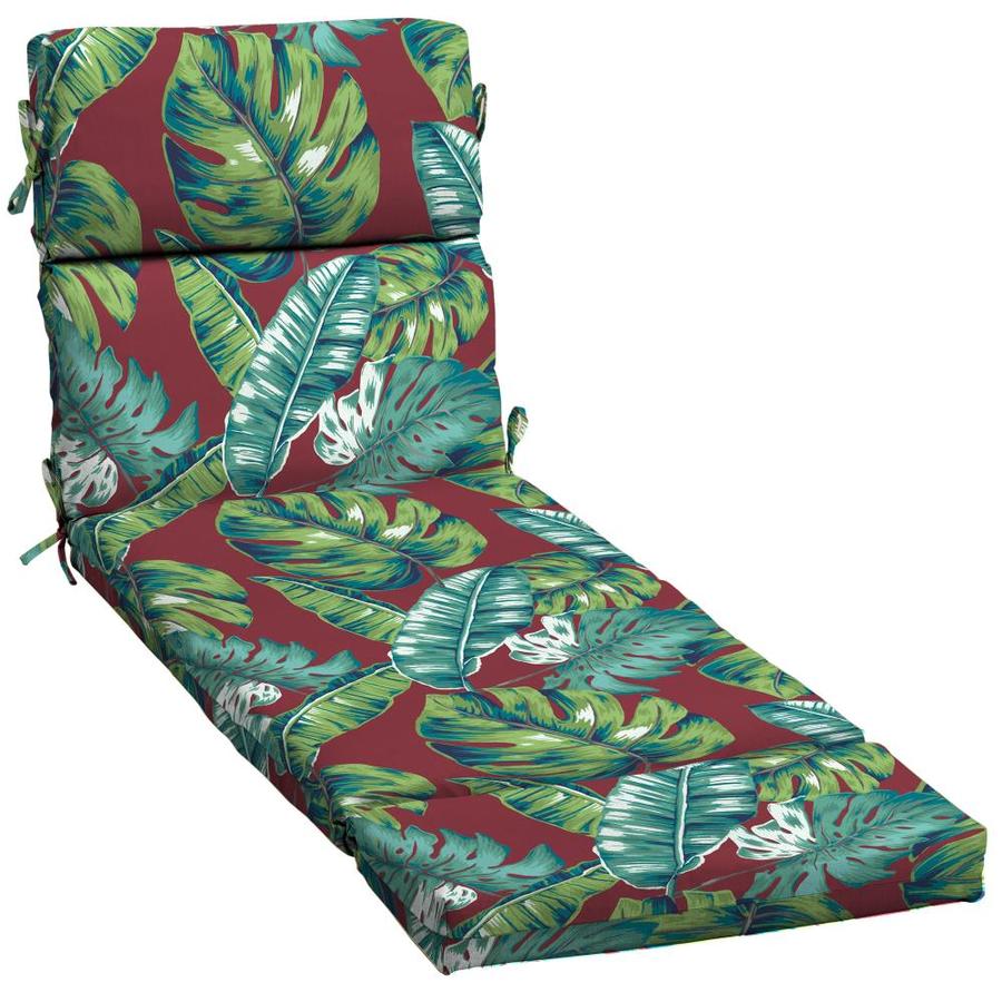 Garden Treasures Laguna Palm Patio Chaise Lounge Chair Cushion at Lowes.com