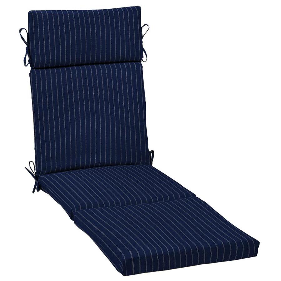 Arden Selections Sailor Blue Ticking Stripe Patio Chaise Lounge Chair ...