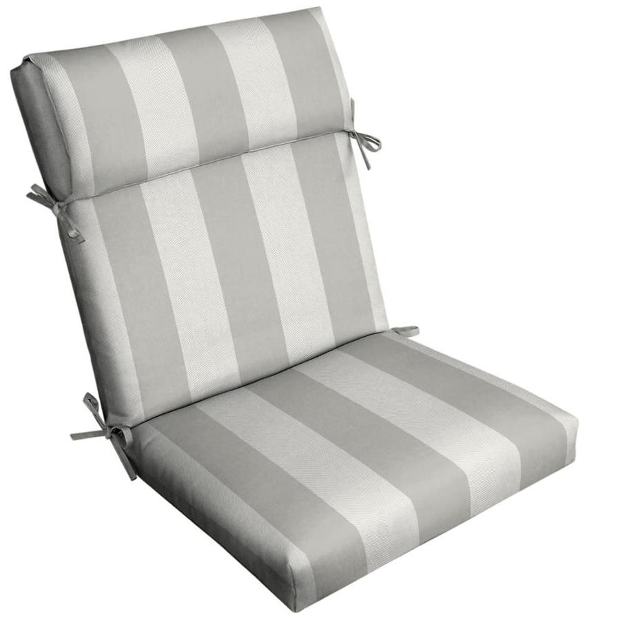 High Back Patio Chair Cushion Patio Furniture Cushions At Lowes Com