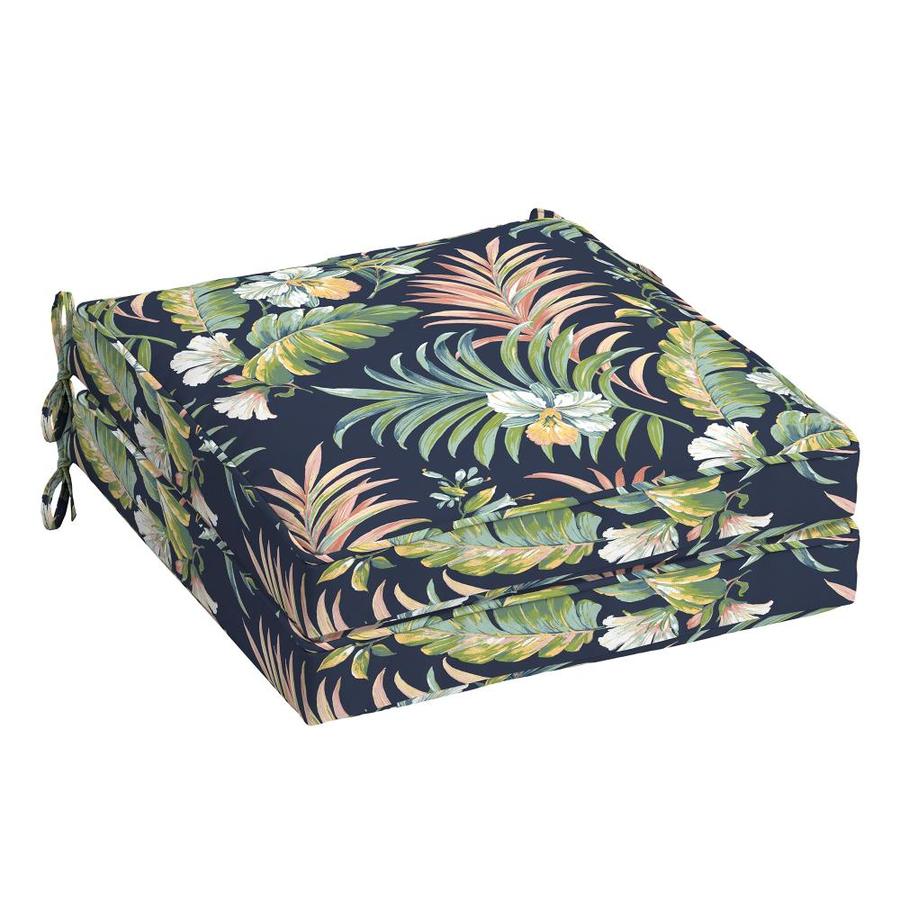 Arden Selections 2Piece Simone Tropical Premium Patio Chair Cushion in