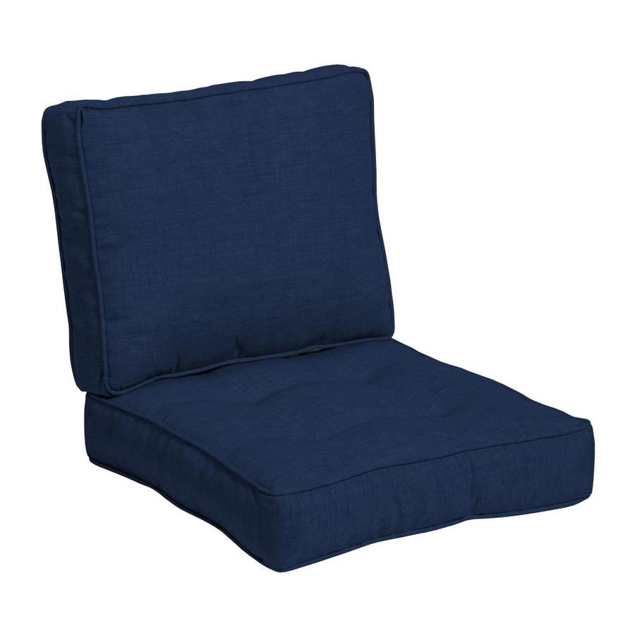 Arden Selections Plush BlowFill Clark Blue Patio Chaise Lounge Chair ...