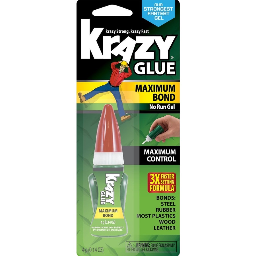 Krazy Glue EZ Squeeze 0.14-fl oz Super Glue Clear Multipurpose Adhesive