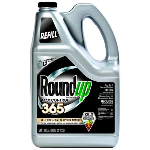 Roundup Max Control 365 1.25-Gallon Refill Weed And Grass Killer In The ...