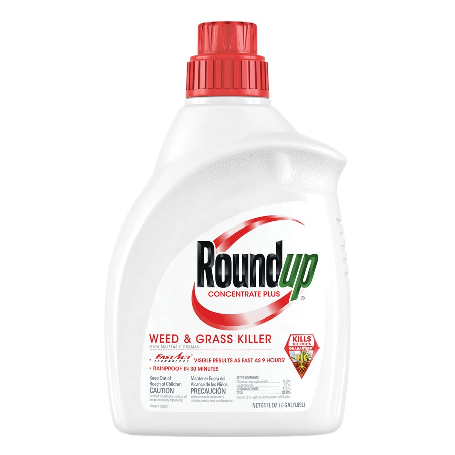 Roundup Concentrate Plus 64-oz Concentrated Weed and Grass Killer at ...