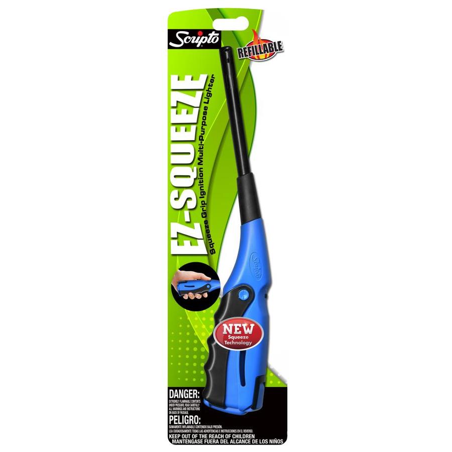 Scripto Blue Refillable Butane Utility Lighter at