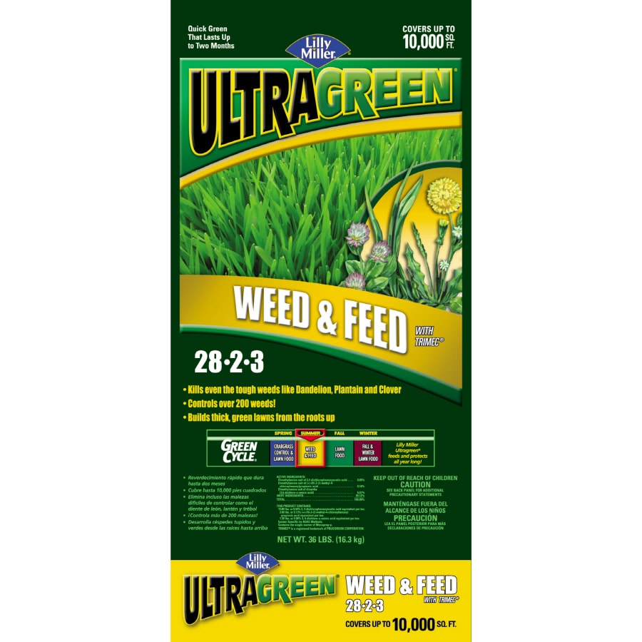 Lilly Miller Ultragreen Weed & Feed 10000sq ft 2823 at