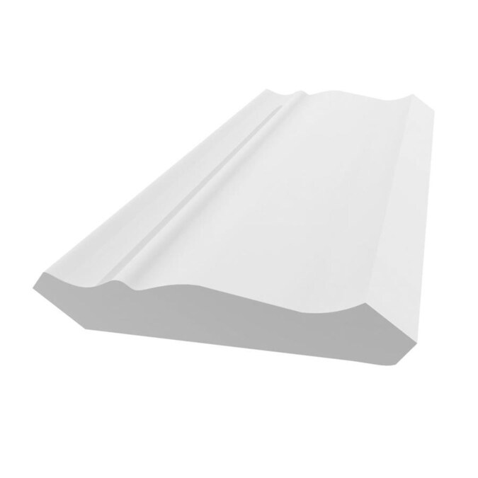 Royal Mouldings Limited 3-5/8-in x 12-ft Painted PVC Crown Moulding in
