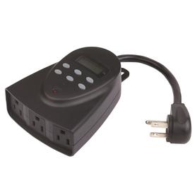 Timers Light Controls At Lowes Westek 15 Amp 3 Outlet Digital Residential Plug In Countdown Lighting Timer
