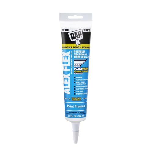 DAP Alex Flex 5.5-oz White Paintable Latex Caulk in the Caulk ...