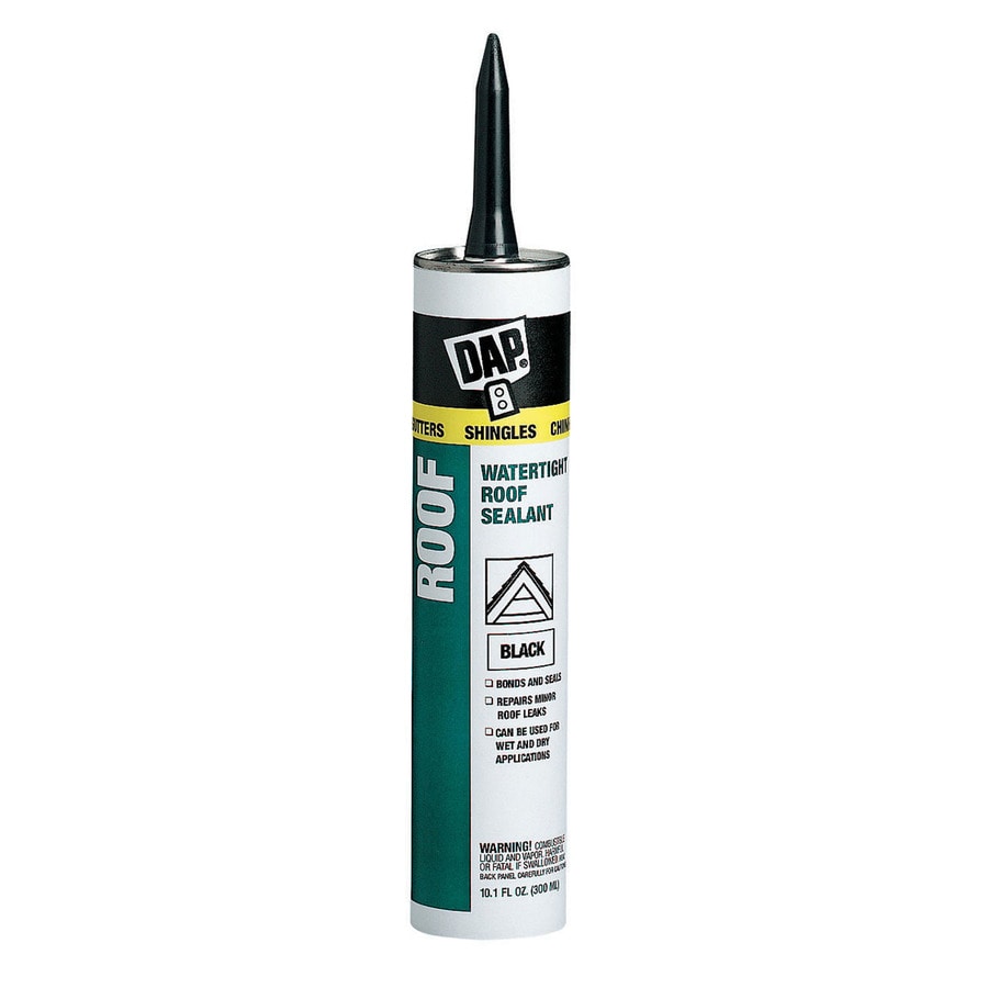 DAP Roof Sealant 10.1-oz Black Paintable Advanced Sealant Caulk at ...