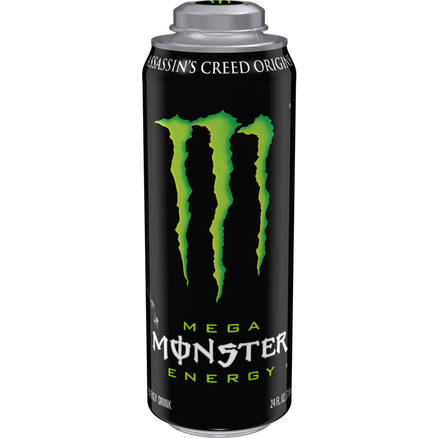 MONSTER ENERGY 24-fl oz Traditional Energy Drink Soft Drink in the Soft ...