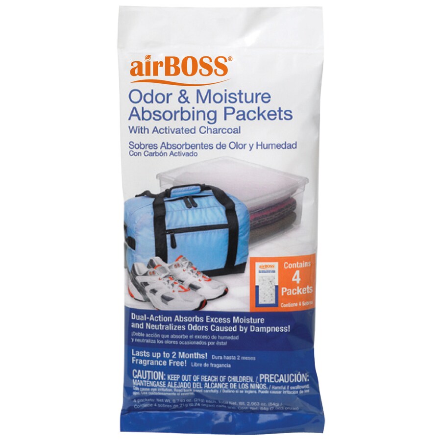 airBOSS 4Pack Fragrancefree Moisture Absorber Air Freshener at