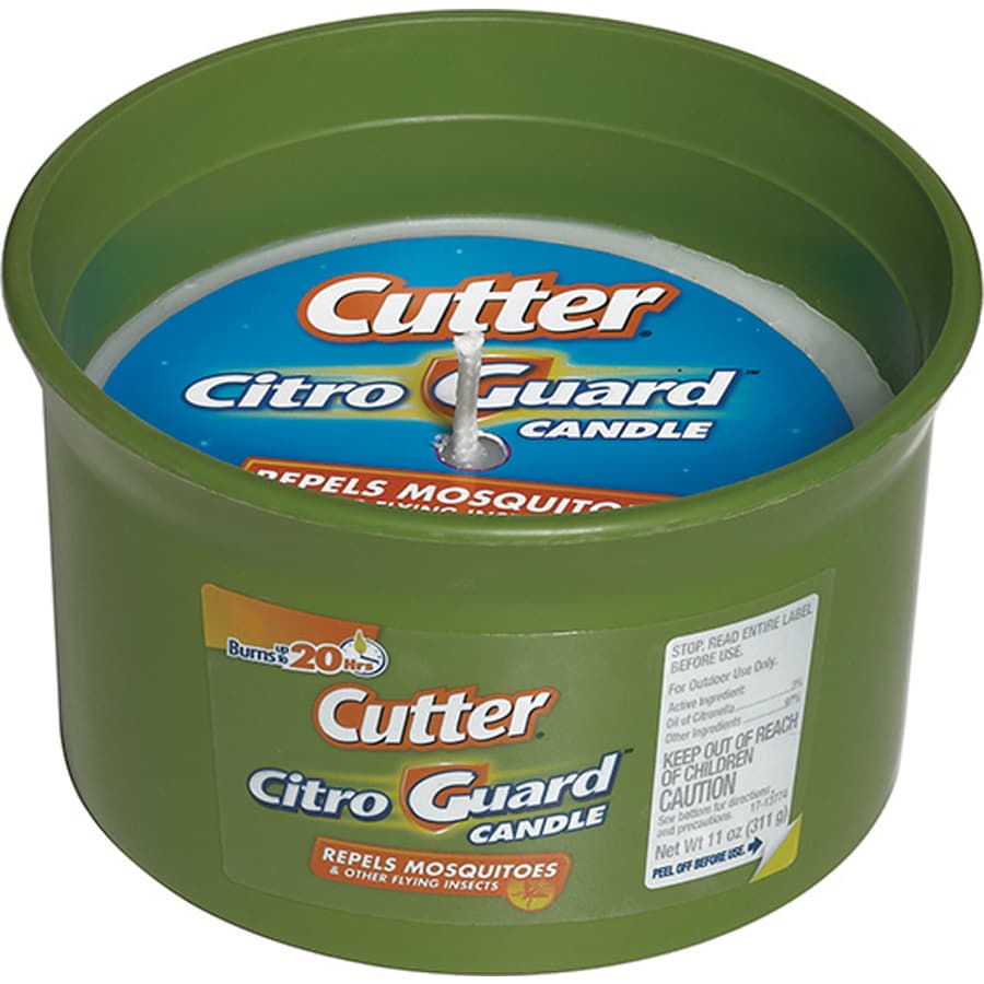 Cutter 1Wick Green Tabletop Citronella Candle in the Citronella