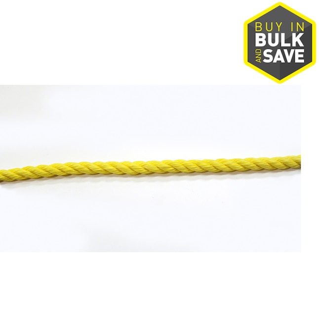 Blue Hawk 3/4-in Twisted Polypropylene Rope (By-The-Foot) at