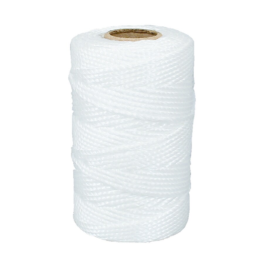 Lehigh 1/4-in x 100-ft White Twisted Nylon Rope in the Packaged Rope  department at