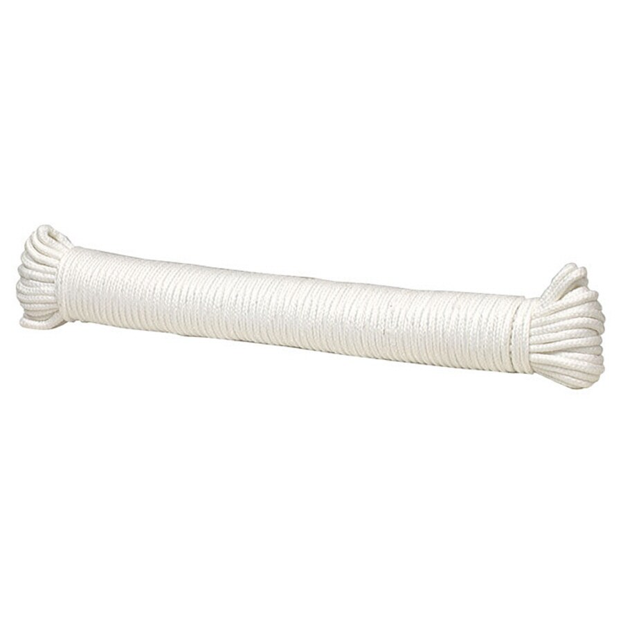 Lehigh 1/4-in x 100-ft Braided Cotton Rope (By-The-Roll) at