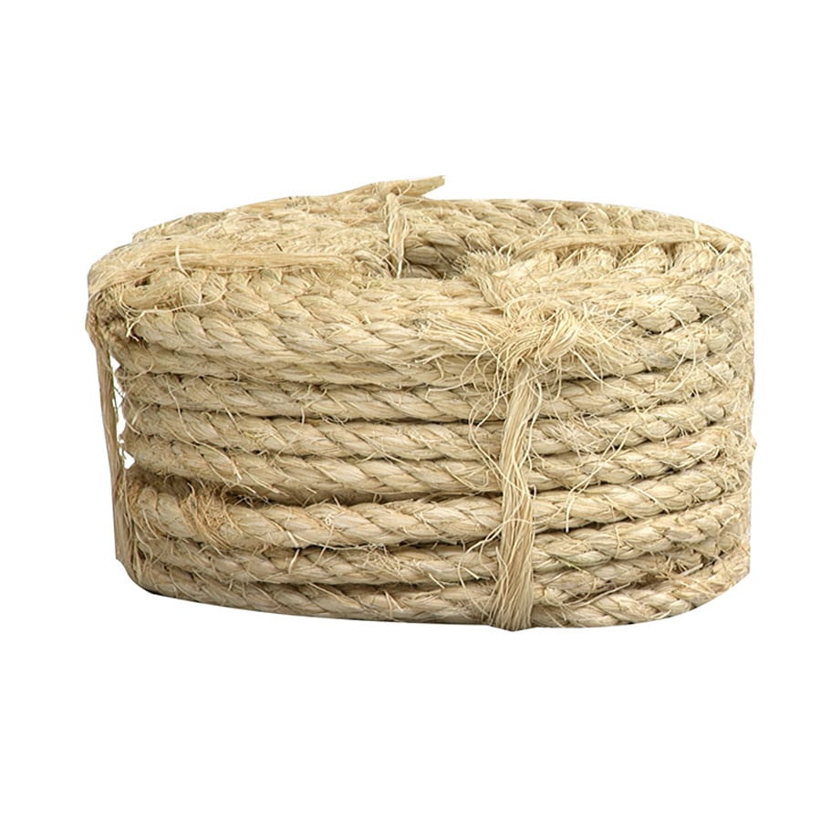 Lehigh 1/16-in x 190-ft Natural Twisted Jute Rope in the Packaged Rope  department at