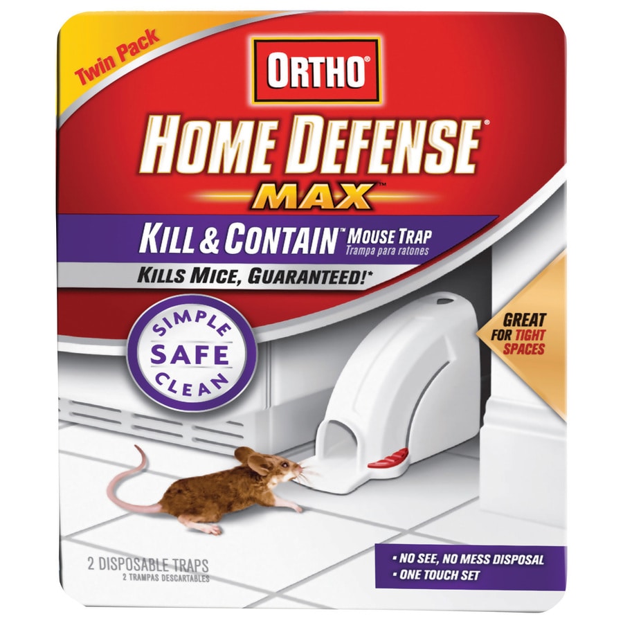  Ortho 0320110 Home Defense MAX Kill Contain Mouse Trap, (Older  Model) : Rodent Traps : Patio, Lawn & Garden
