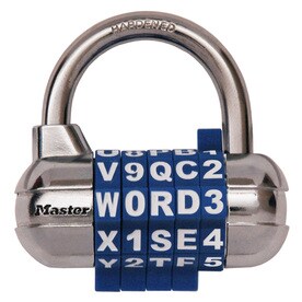 UPC 071649243042 product image for Master Lock 2.5-in W Steel Regular Shackle Keyed/Combination Padlock | upcitemdb.com