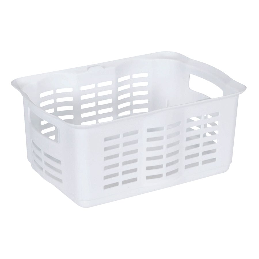 Rubbermaid 10-in W x 6.5-in H x 13.5-in D White Plastic Bins at Lowes.com