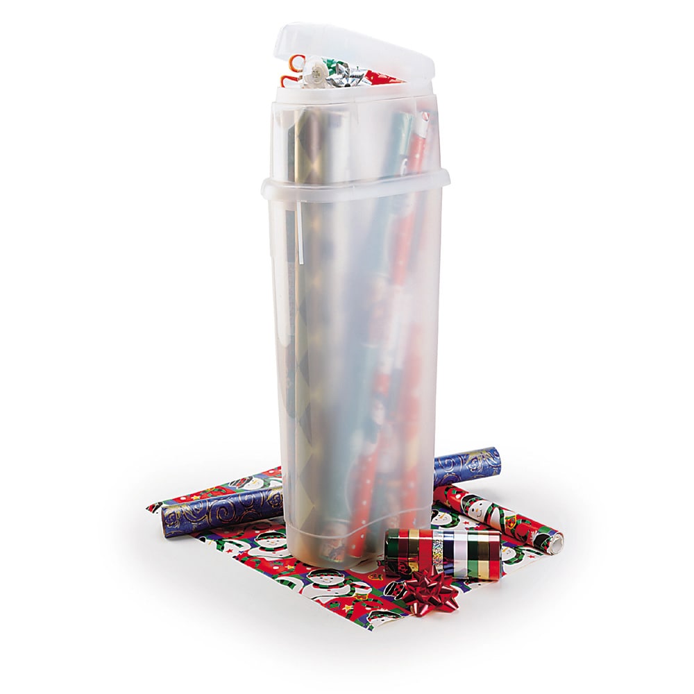 Rubbermaid Plastic Gift Wrap Storage Container, Loretto Estate Sale