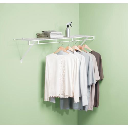 Rubbermaid 3 Ft To 3 Ft X 12 In White Wire Closet Kit At Lowes Com