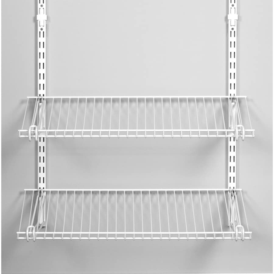 Rubbermaid Homefree Series 4-ft Adjustable Mount Wire Shelving Kits at ...