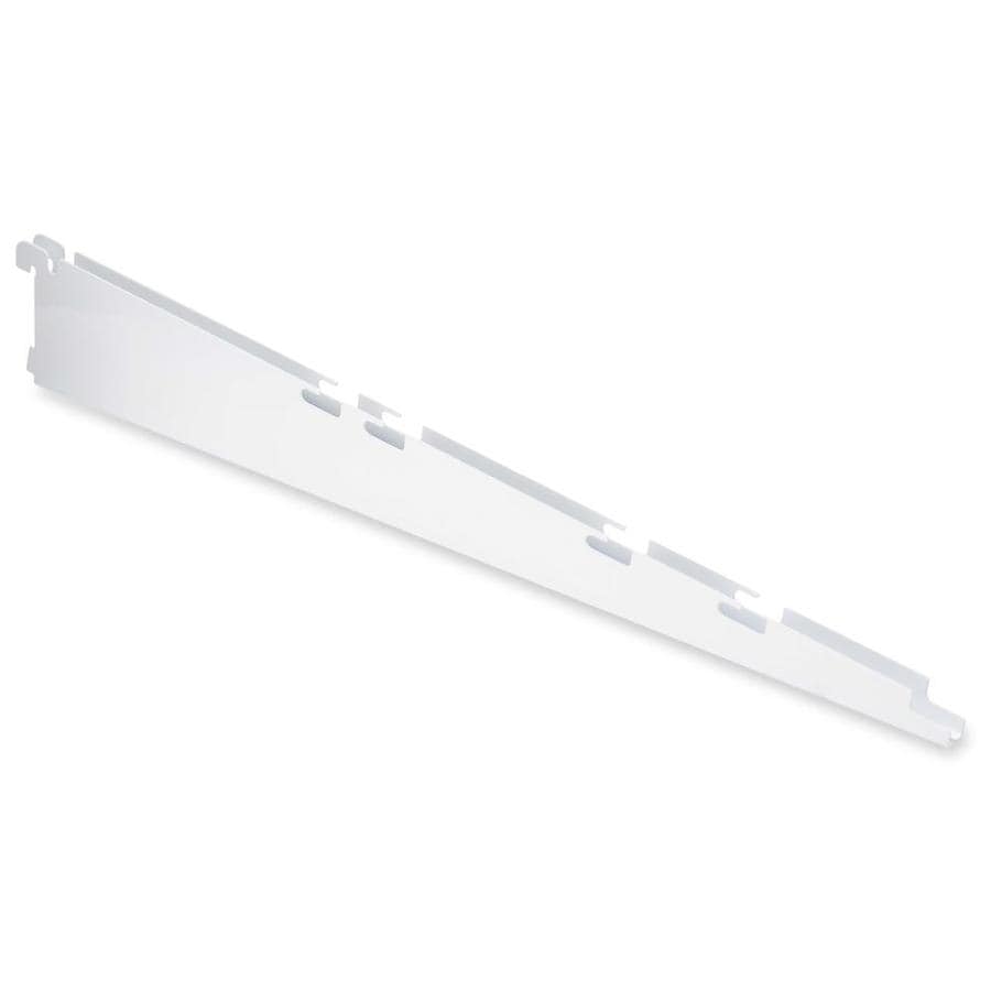 Rubbermaid FastTrack White Shelving Upright (Common: 0.875-in x 81.25-in x  1-in; Actual: 0.875-in x 81.25-in x 1-in) in the Wire Closet Hardware  department at