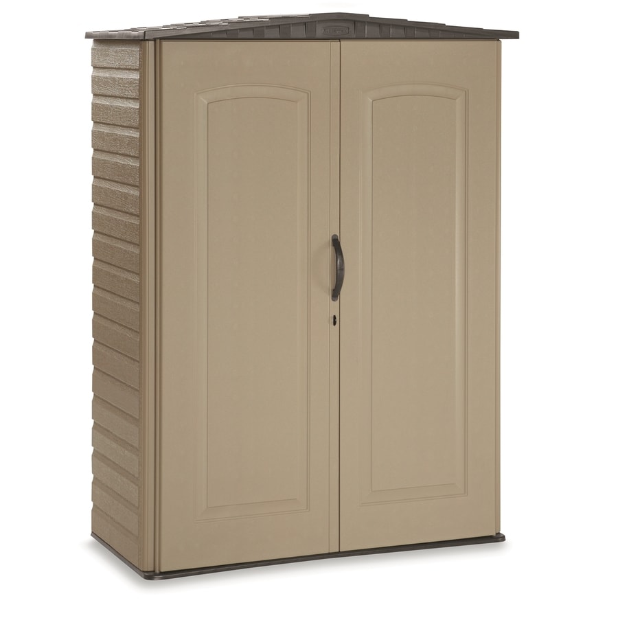 rubbermaid roughneck gable storage shed common: 5-ft x 2