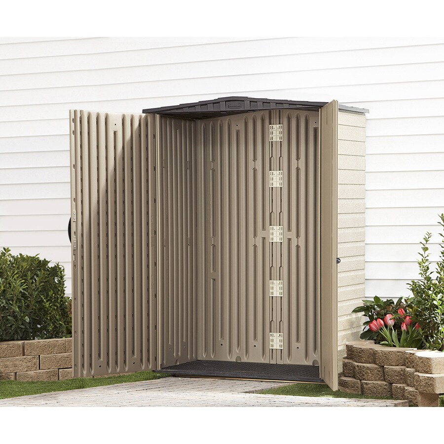 Rubbermaid 5-ft X 2-ft Gable Resin Storage Shed At Lowes.com