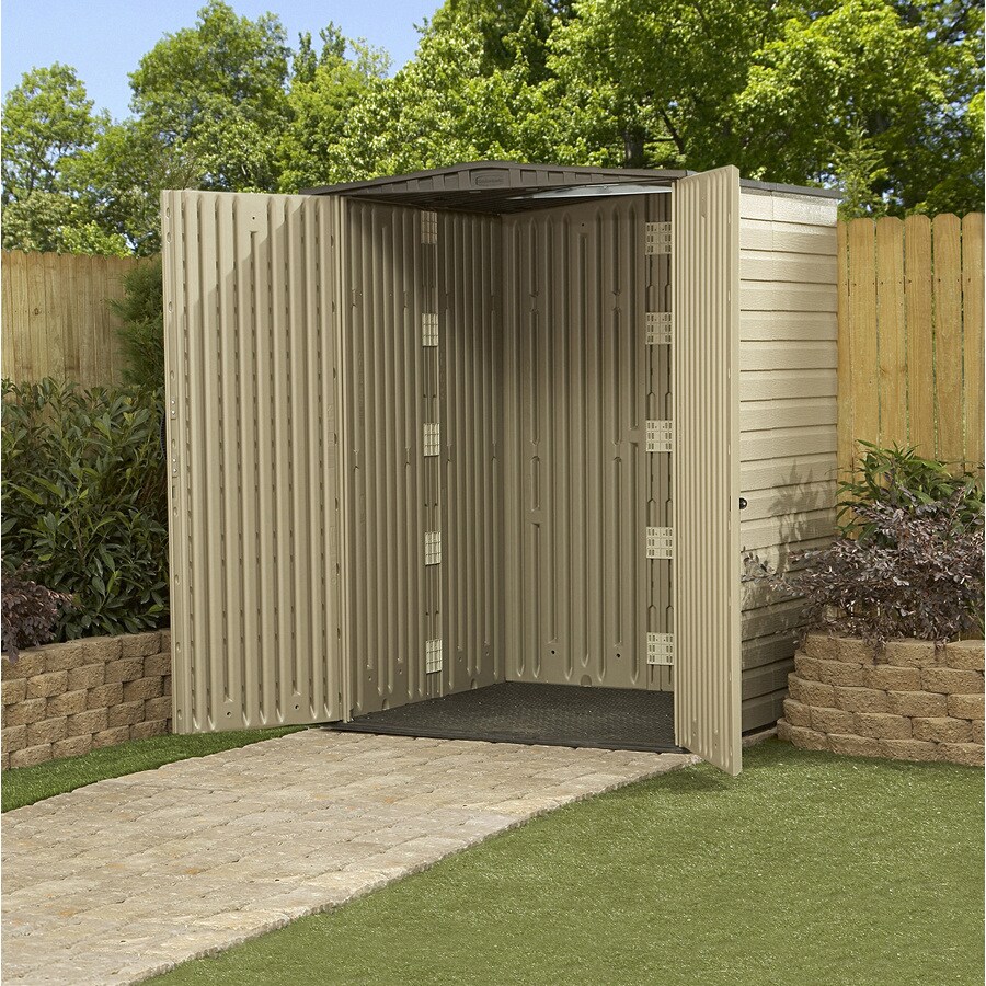 Rubbermaid 5-ft x 4-ft Gable Resin Storage Shed at Lowes.com