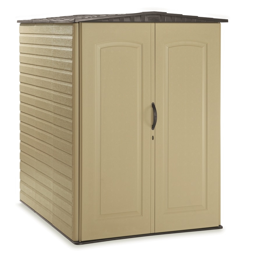 rubbermaid roughneck gable storage shed common: 5-ft x 6