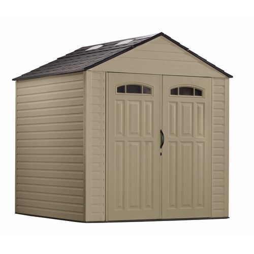 Rubbermaid Roughneck Gable Storage Shed (Common: 7-ft x 7 