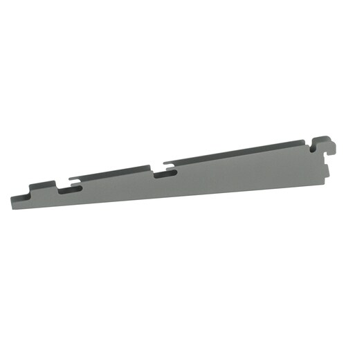 Rubbermaid FastTrack Satin Nickel Shelving Bracket 0.5in x 2
