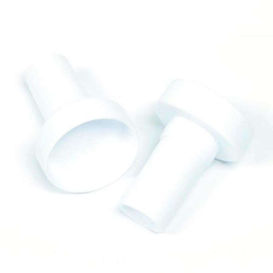 Rubbermaid Homefree 2 Piece Adjustable Rod End Cap At Lowes Com