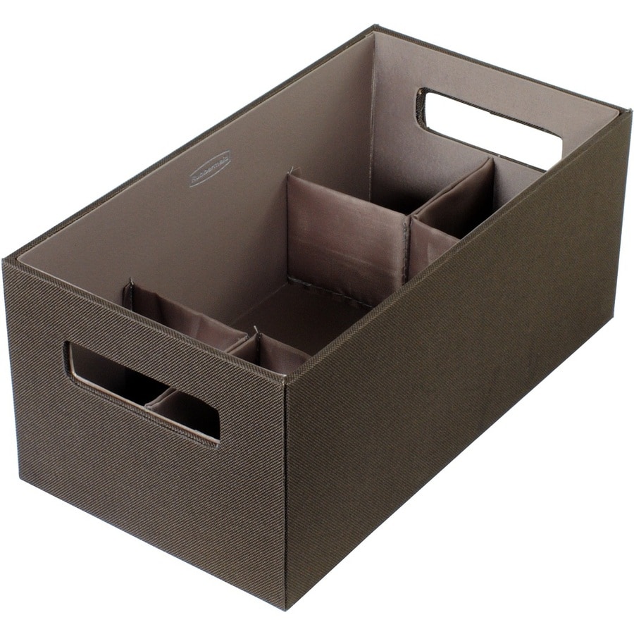 Rubbermaid Bento 6.25-in W x 5-in H x 11.25-in D Espresso Fabric