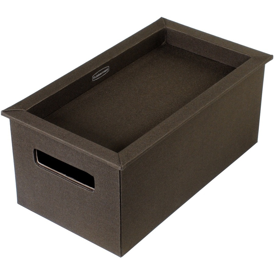 Rubbermaid Bento 6.25-in W x 5-in H x 11.25-in D Espresso Fabric