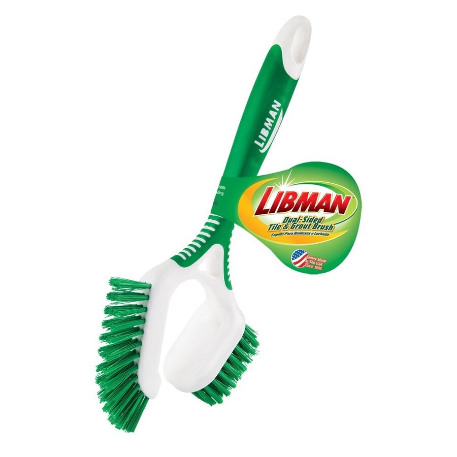 Libman LIBMAN DUAL SIDED GROUT BRUSH in the Tile & Grout Brushes