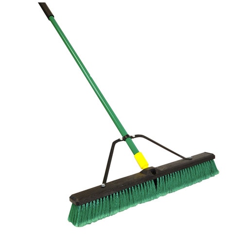 Quickie - Tuff Sweep Poly Fiber Push Broom in the Brooms department at ...